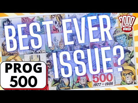 WAS THIS THE BEST EVER ISSUE OF 2000AD?  Prog 500 - (From 1986 36 year old UK comic)