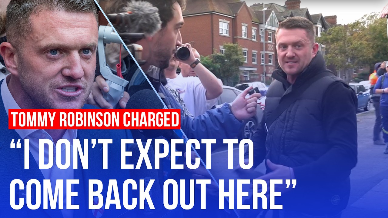 Tommy Robinson charged under the Terrorism Act | LBC