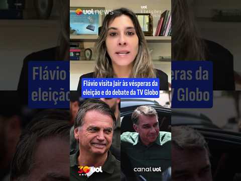 Eleições 2026: Flávio visita Jair Bolsonaro antes do debate decisivo na TV Globo
