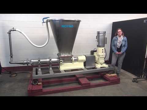 2-Stage Progressive Cavity Low Shear 304 Stainless Steel Pump Demonstration