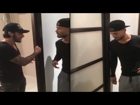 Steven et Benjamin jouent à toc toc toc