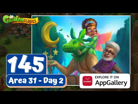 Gardenscapes Story - Part 145 - Area 31 - Day 2 - Gameplay