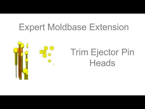 Creo Parametric - Expert Moldbase Extension - Trim Ejector Pin Heads