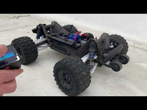 TRAXXAS MAXX 4S BIG BATTERY FIX - STOCK, FREE MOD