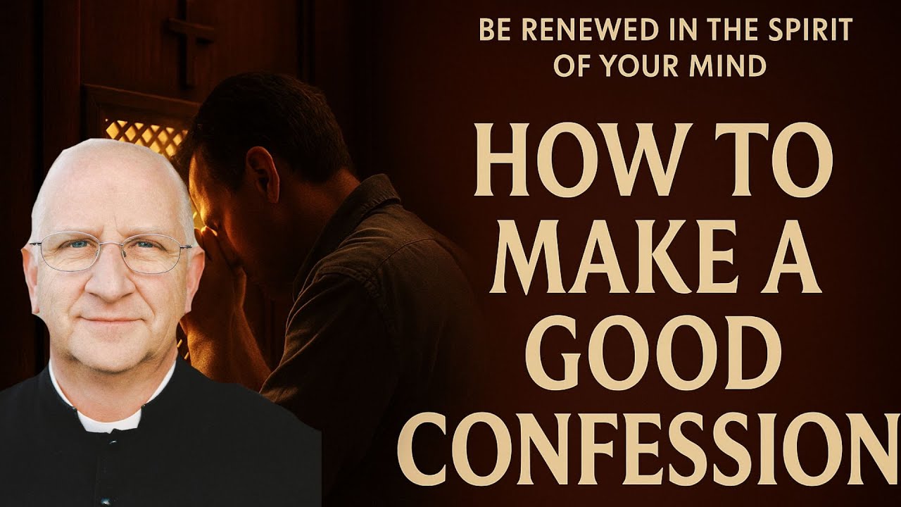 How to Make a Good Confession ~ Fr Ripperger