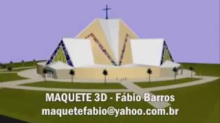 preview picture of video 'Santuário Nsa Senhora Rainha da Paz - 3D'