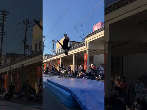 2024加茂市五番町ごっつぉ祭り１ #ごっつぉ祭り#新潟経営大学#体操競技部
