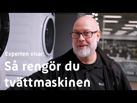 Så rengör du din tvättmaskin