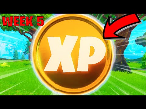 Gold XP coins fortnite week 5 season 4 chapter 2