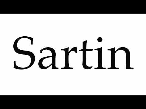 How to Pronounce Sartin