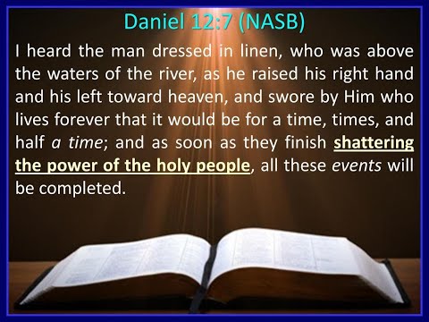 As soon as they finish shattering the power of the holy people, all these events will be completed