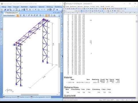 So übergeben Sie die Ausgabe der Baustatik an VCmaster
