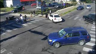 Motorcycle crash June 12, 2021 at 26th and Penn Ave N