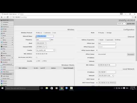 Wireless Name & Password Configuration Mikrotik RB951( 102-Bun Darith )