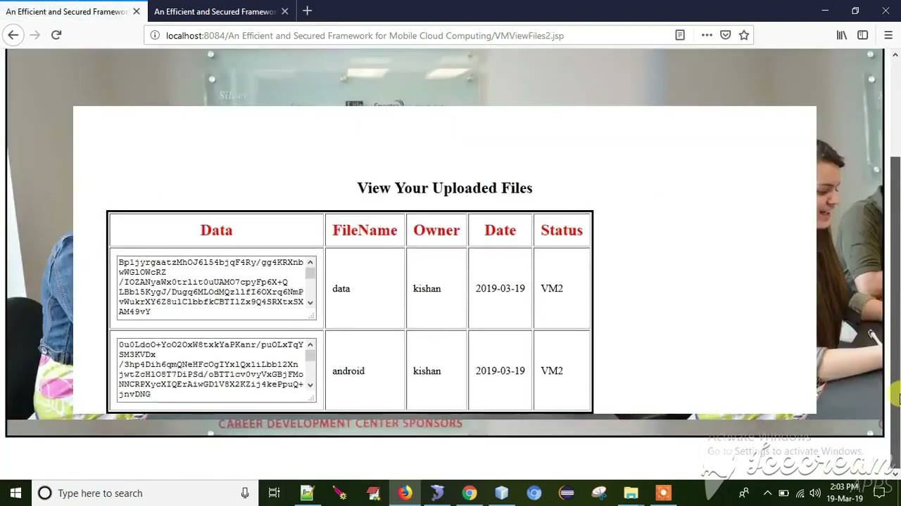 An efficient and secured Framework for mobile cloud computing