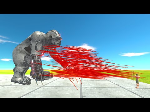 GOD ARCHER VS MECHA UNITS | ANIMAL REVOLT BATTLE SIMULATOR