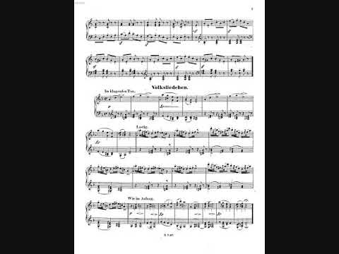 Schumann Op.68 No.9: 民謠  Folk Song
