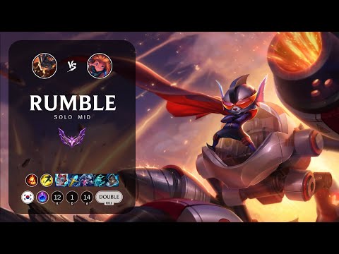 Rumble Mid vs Zoe - KR Master Patch 14.2
