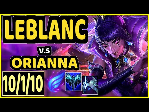 DOVE (LEBLANC) vs ORIANNA - 10/1/10 KDA MID CHALLENGER GAMEPLAY - KR