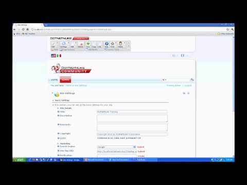 DotNetNuke 5.x Basics - Part 1 of 3