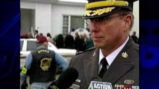 Troopers, Officers Line Up To Mourn Fallen Brother