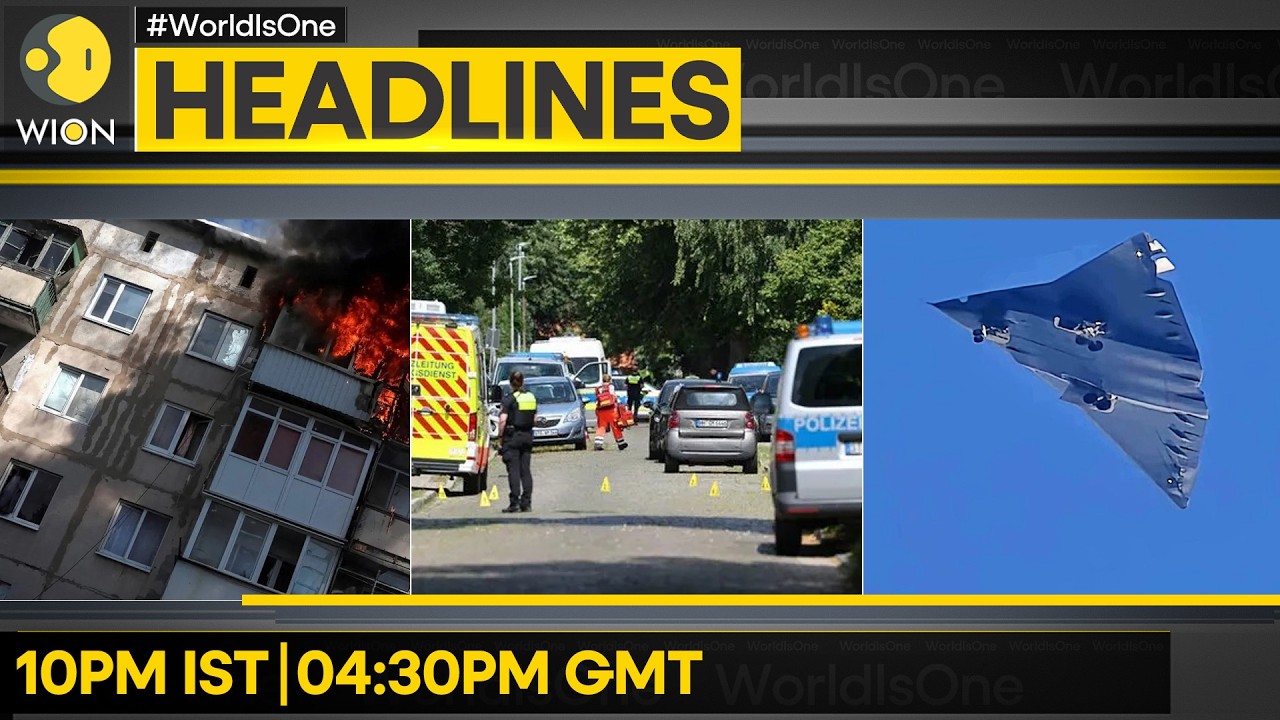 Russian Strikes Kill 9 Across Ukraine | Police: 6 Killed In Germany Shooting | WION Headlines