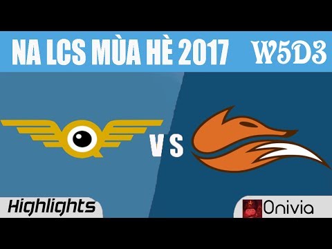 FLY vs FOX Highlights Game 1 NA LCS Summer 2017 FlyQuest vs EchoFox by Onivia