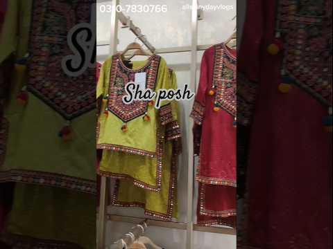 Shaposh kids dresses ready to wear fancy collection 2024