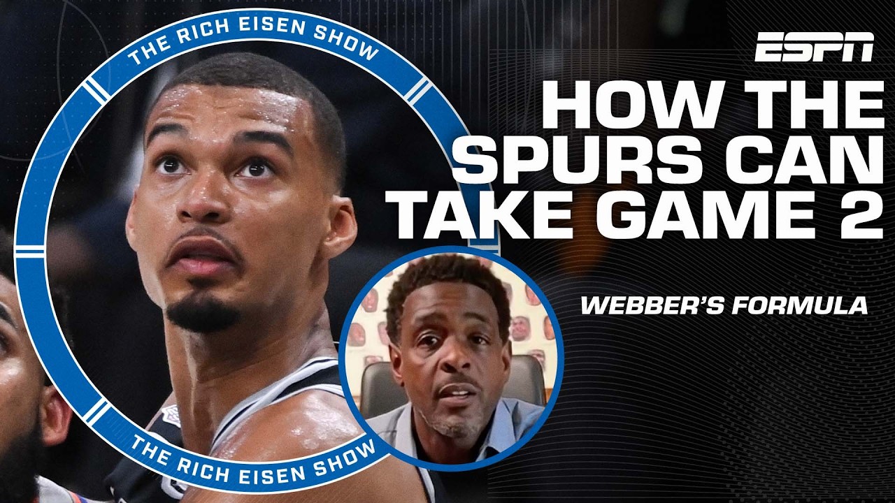 Chris Webber says the Spurs are ‘in trouble’ without THESE adjustments in Game 2 👀 | Rich Eisen Show