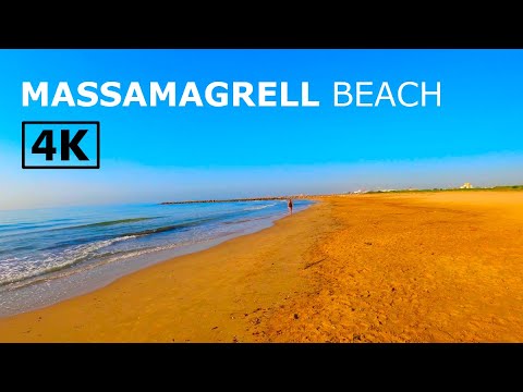 MASSAMAGRELL BEACH Walking Tour - Valencia - Spain [4K|60fps]