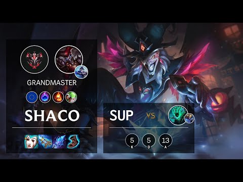 Shaco Support vs Thresh - EUW Grandmaster Patch 10.18