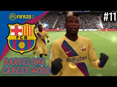 POGBA SCORES ON DEBUT | FIFA 20 Barcelona Career Mode EP11