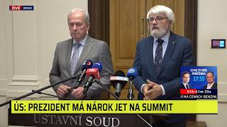 Pavel má jet na summit NATO, rozhodl Ústavní soud. Radikálně vstoupil do jeho sporu s vládou