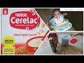 Cerelac for 6 months plus baby | Nestle cerelac wheat apple carrot
