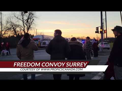 Freedom Convoy 2022 Surrey BC 3