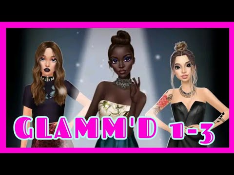 GLAMM'D - Style & Fashion Dress Up Game Level 1 - 3 - YouTube