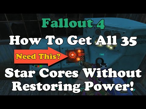 Fallout 4 How To Get All 35 Star Cores Without Restoring Power! (Nuka World Star Control Quest)