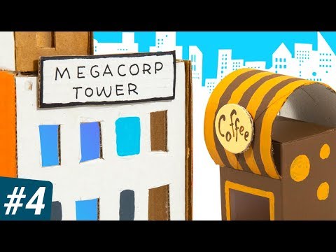 Box City #4: The Office District | DIY Cardboard...