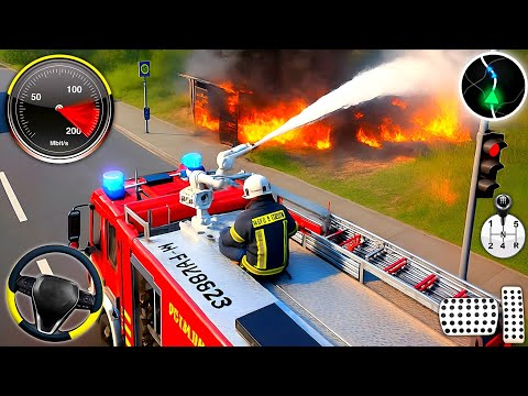 FireFighter Rescue Simulator 3D - Us Emergency 911 Fire Truck Driving - Android Gameplay 