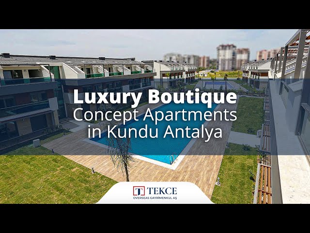 Deluxe Apartments Near Airport in Antalya for Investment