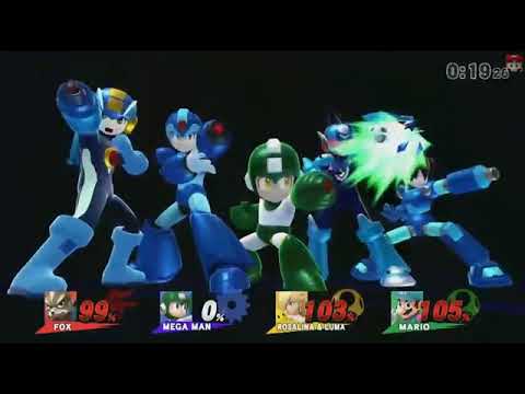 Megaman Final Smash - SUPER FIGHTING ROBOT (Super Smash Bros Invitational E3 2014)