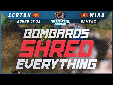 ZertoN vs Mixu - $2,000 Winter Series - Ro32 (Game 2) - Age of Empires 4