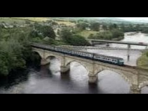 Passenger Train Crossing Conon Bridge River Conon On History Visit To Easter Ross Highlands Scotland