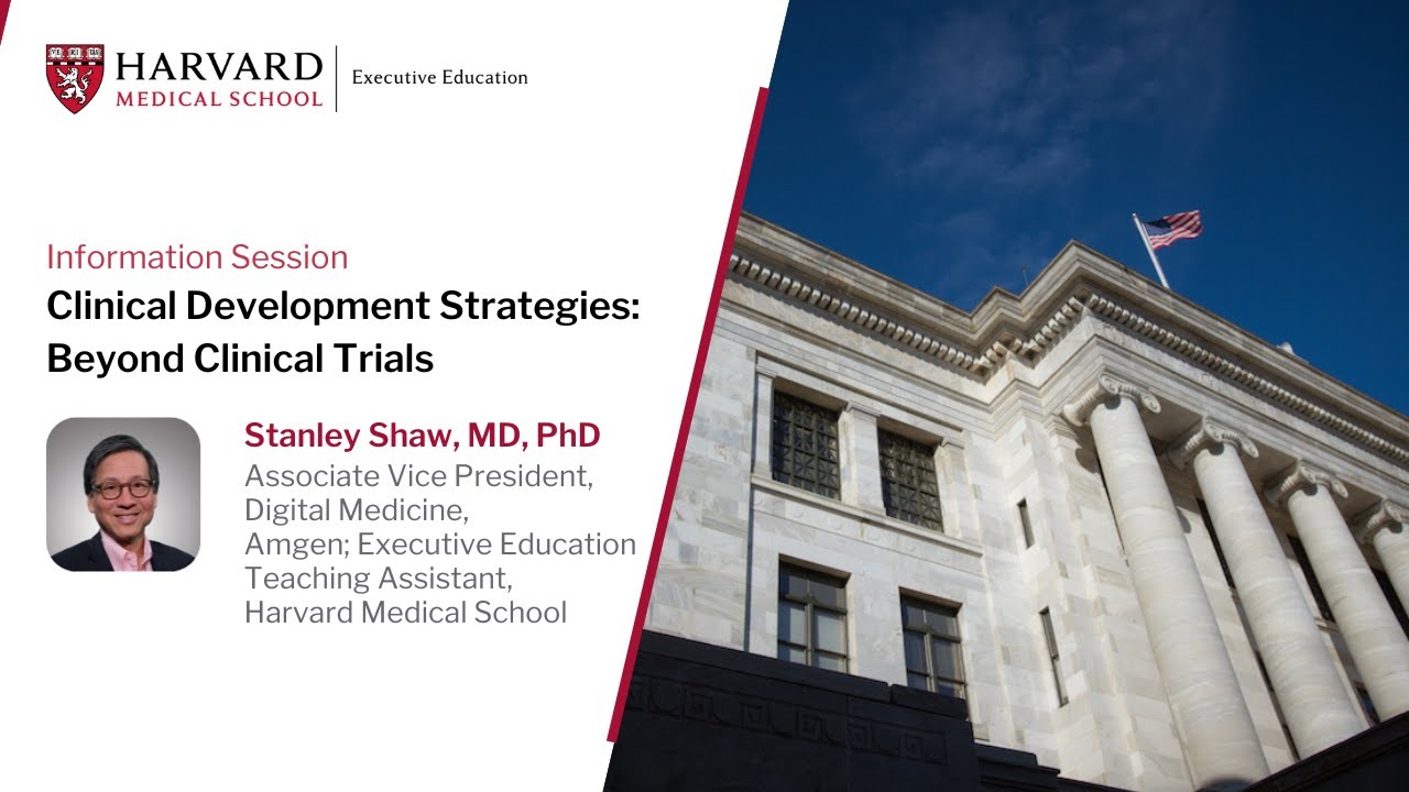Information session on Harvard Medical School's Clinical Development Strategies
