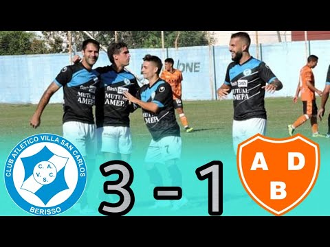 Primera C : VILLA SAN CARLOS 3 - 1 BERAZATEGUI (Los Goles)