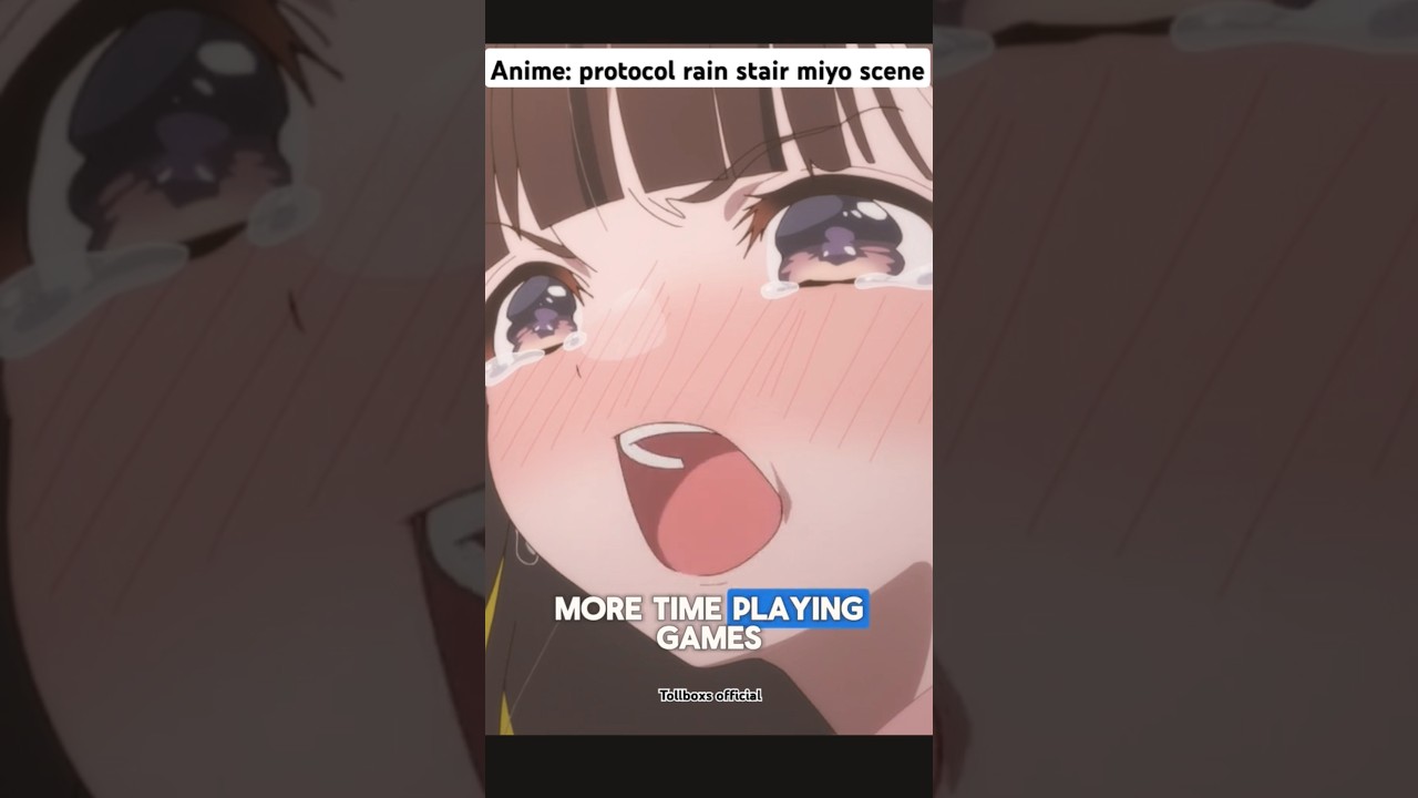 Anime: protocol rain stair miyo scene #anime #isekai #animesad #animeedit #animewatcher