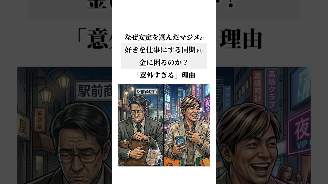 「安定で選んだ仕事」と「好きで選んだ仕事」両者に優劣はないが、「安定」の意味が変わりつつある現代。安定した仕事は本当に安定してると言えるのだろうか？
