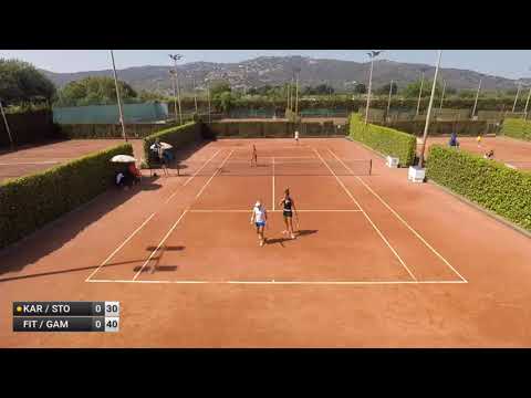 Lia Karatancheva/Nisrin Stoica v Angela Fita Boluda/Andrea Gamiz - W25 PLATJA D'ARO