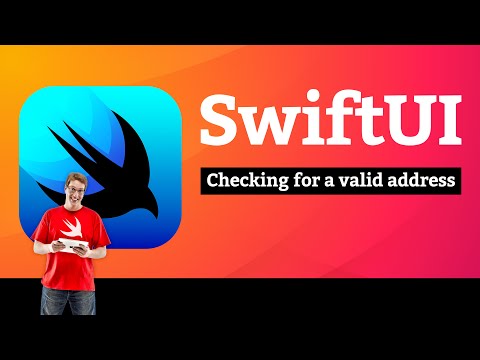 Checking for a valid address – Cupcake Corner SwiftUI Tutorial 7/9 thumbnail