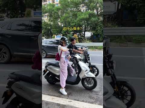 I ran into a little potato on the street, and its skills were amazing! #automobile #bikelife #funny